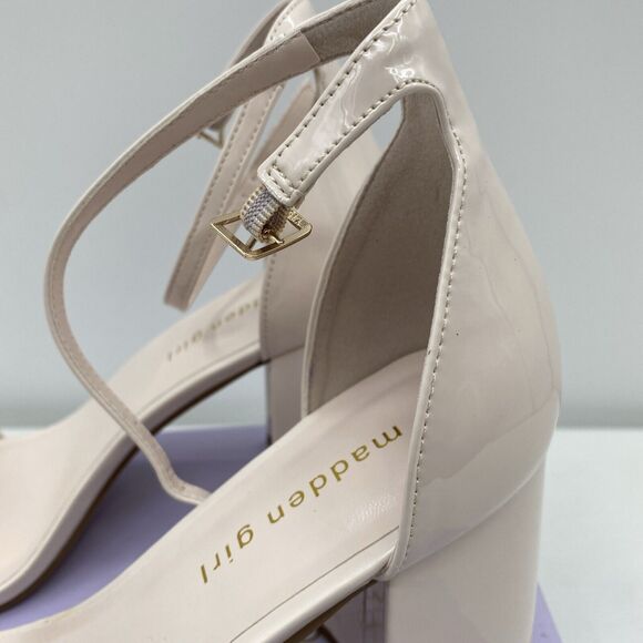 Madden Girl STAR Block Heel Platform Sandal Ankle Strap Square Toe Pink Size 11 - Picture 9 of 13